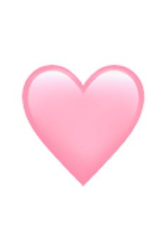 a pink heart on a white background