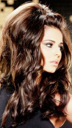 Awesome color & style Cheryl Cole Hair, Bombshell Hair, Huge Hair, Cheryl Cole, Hairstyle Gallery, Dark Brown Hair