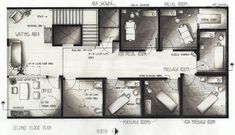 the floor plan for an apartment building