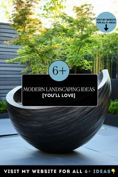 Sculptural Planters for a Stylish Backyard Accent