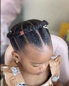 Kids Cornrow Hairstyles, Kids Braids, Natural Hair Stylists, Natural Hair Twists, Natural Hairstyles For Kids, Quick Braided Hairstyles, Girls Natural Hairstyles, Pelo Afro