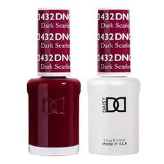 PRICES MAY VARY. Gently remove the shine from nail bed with 180/240 buffer and clean the oil/dirt from nail bed. Apply 1st thin layer of Daisy soak-off gel color. Be sure to seal the free edge foe each step Cure under UV Lamp for 2 mins or LED for 60 seconds Apply 2nd layer Daisy Soak-Off Gel Color. Cure under UV Lamp or LED lamp with the same time as step 3 Apply Daisy Top Gel. Cure under UV Lamp or LED with the same time as step 3 DND Products presents, Soak Off Gel Polish, luminous nail color Basic Nail Polish Colors, Dnd Burgundy Gel Polish, Dnd Dc Gel Polish Colors, Dnd Red Gel Polish, Dnd Nails, Red Polish