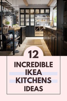 Uncover the best IKEA kitchen ideas to maximize your space and style! Whether you're going for a rustic charm or sleek modern lines, these setups show how versatile IKEA can be. Start planning your dream kitchen today! 📐🍴 Don't miss our curated selections. #ikeakitchenideas Black Ikea Kitchen, Ikea Kitchen Units, Ikea Kitchen Ideas, Grey Ikea Kitchen, White Ikea Kitchen, Ikea Hacks Ideas, Living Room Hacks, Ikea Kitchens, Hacks Ikea