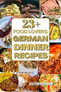 german dinner recipes with the words 29 + food lover's german dinner recipes