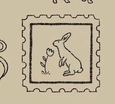 some stamps with animals on them and one has a dog in the middle, and another has a cat at the bottom