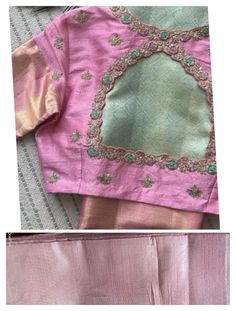 Pattu Work Blouse Designs Latest, Baby Pink Maggam Work Blouses, Pink Blouse Designs For Saree Pattu, Latest Work Blouses For Pattu Sarees, Latest Pattu Blouse Designs, Maggam Work Blouse Designs Latest For Pattu Sarees, Magam Work Blouses Latest, Simple Maggam Work Blouses, Pink Blouse Work