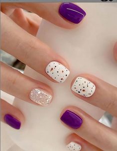 Beauty Hacks Nails, Pretty Nail Art, Nails Desing, Nail Art Ideas, Dream Nails, Nail Polishes, Purple Nails