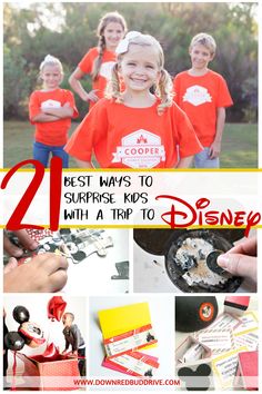 the best ways to surprise kids with a trip to disney