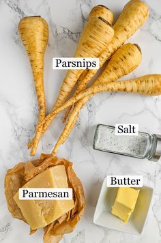 ingredients to make parmesan, parmesan cheese and parmesan bread