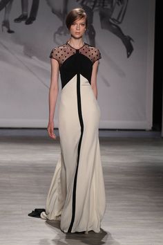 Lela Rose. Black and Beige. Want. All The Gowns From Spring 2015 - NYFW - Elle Dresses Quinceanera, Dresses Spring, Lela Rose, فستان سهرة, Rose Black, Previous Life, Proposal Ideas, Gorgeous Gowns