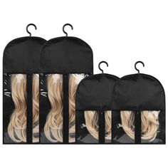 PRICES MAY VARY. 【Why do you need a Hair Extension Storage Bag 】 If you have a lot of wigs but no place to store them, or want to better protect your wigs, Hair Extension Storage Bag is what you need. TheHair Extension Storage Bag can store your short, long, straight, wavy, and curly wigs, keeping them clean, tidy, and free of tangles, dustproof wig waterproof wig , and improving the lifespan of your hair. 【Production materials and wig hook design】TheHair Extension Storage Bag is made of durable Wig Organization Ideas, Wig Storage Ideas, Wig Bar, Wigs Storage Ideas, Hair Extension Storage, Hair Storage, Wig Storage, Hair Product Storage, Wigs Hair