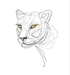 All rights belong to @_zevsa_ Lioness Tattoo Linework, Lioness Tattoo Line, Lioness Art Drawing, Panther Line Art, Lioness Line Art, Line Art Drawings Animals, Wild Tattoo Ideas, Wild Cat Tattoo, Tattoos Line Work