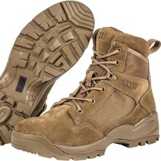 The Atac 2.0 6-Inch Side Zip Boot Features A Full-Length Dual-Durometer Ortholite Footbed With Achilles Flex Zone For Enhanced Comfort And Flexibility. Ortholite Acilles Grips For Added Comfort. This Tactical Boot Has A Shock Mitigation System, Strobe Construction With Lighter Upper Construction Making These Military Boots Ideal For Use As Patrol, Missions Or Law Enforcement Boots. The Slip-Resistant, Oil-Resistant Sole With 840d Nylon Upper Keeps Your Feet Ready For All Missions, Patrols Or Hik Arena Outfit, Colonel Mustard, Desert Shoes, Military Shoes, Construction Boots, Tactical Shoes, Side Zip Boots, Desert Boot, Tactical Boots