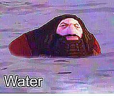 an image of a person floating in the water with his head above the water's surface