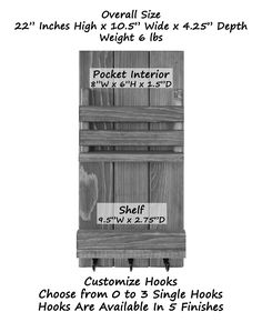 an image of a shelf with measurements for the height and width of each shelf in front of it