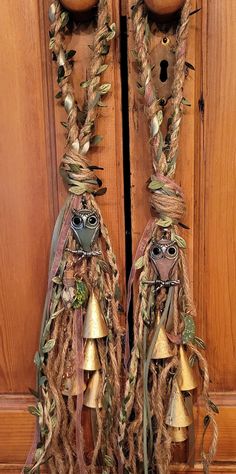 Witch Bells fairy Themed, Protection Bells With Crystals, Magic Home Protection, Witchy Things, Wicca Decor, Attracts Positive Energy, - Etsy UK Protection Bells, Wicca Decor, Witch Bells, Wiccan Crafts, Magic Home, Pagan Crafts, Witch Diy, Horse Shoes, Witchy Crafts