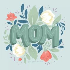 Mom by Gia Graham-VARPDX67312 Image 1 Gia Graham, Mom Frame, Frame Wall Decor, Stock Paper, Big Canvas Art, 그림 그리기, Happy Mothers Day, Red Barrel Studio, Art Materials