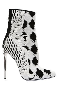 Balmain Black And White Heels, Shoes Spring, White Heels, Spring Shoes