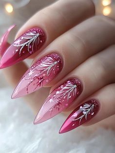 Winter Nails Art, Prom Nail Designs, Christmas Nail Art Ideas, Cozy Colors, Holiday Nails Christmas, Funky Nail Art, Prom Nail, Sunflower Nails