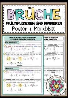 a poster with the words bruche written in german and an image of a flower