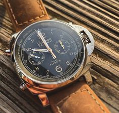 Panerai Flyback Well Dressed Man, Panerai Watches, Wrist Candy, Mens Gear, Dream Watches, Best Watches For Men, Man Men, Military Watches