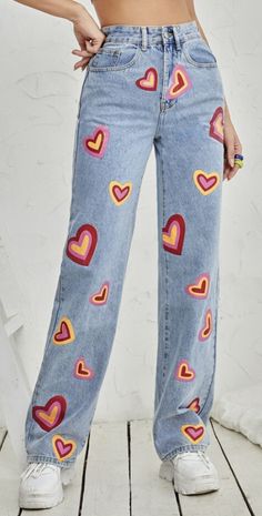 Denim Diy Clothes, Diy Pants, Street Jeans, Diy Clothes Design, Denim Diy