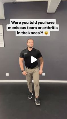 Dr. Danny Shapiro on Instagram: "Knee arthritis or meniscus tears don’t have to rule your life!! 👊
-
With issues like meniscus tears, arthritis, bursitis, etc., range of motion MUST be retained and worked on within the joint and surrounding structures 🦵
-
It may seem counterintuitive, but I promise you, the more pain-free/tolerable range and supportive activation you give the knee, the better the knee will respond! 🙌
-
And that’s where this move comes in 🤩
-
This move focuses on joint mobility and flexibility at the hip and knee with stability at the ankle. It’s SUCH a great one and whether you have issues or not, you should try this! 
-
These muscles and mobilizations are VERY important in providing stability and offloading pressure to your knee. This move is GOLD and can potentially