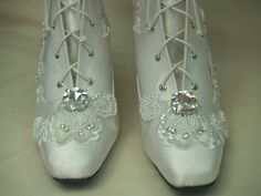 Gorgeous past era wedding boots for your Vintage theme wedding Regular price: $298.00 Now for limited time only $198.00 THESE SHOES/BOOTS DESIGNS ARE HAND EMBELISHED AND HAND DYED TO ORDER THEREFORE, SHOES CAN NOT BE RETURNED OR EXCHANGED, NO EXCEPTIONS YOU MAY VERIFY YOUR FEET LENGHT SHOE MEASUREMENT TO GET THE RIGHT SIZE SHOES/BOOTS, PLEASE USE GUIDE PICTURED ABOVE, YOU MAY ASK FOR HELP. I'll make all the efforts to help you have a pleasant shopping experience. Very comfortable, lined with sof Elegant Formal Lace-up Boots With Closed Toe, Formal Fitted Lace-up Boots With Closed Toe, Formal Lace-up Boots With Closed Toe, Elegant Formal Lace-up Closed Toe Boots, Formal Lace-up Closed Toe Boots, Elegant Fitted Wedding Boots, Formal Closed Toe Boots, Elegant Formal Lace-up Boots With Low Heel, Elegant Lace-up Boots With Low Heel For Formal Occasions