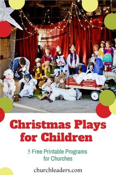 christmas plays for children with text overlay