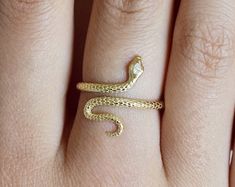 14K Gold Snake Ring, Gold Snake Ring, Snake Ring, Snake Shape Ring, Animal Gold Ring, Serpent Ring, 14K Gold Ring, 14K Gold Snake. - Etsy 日本 14k Gold Snake Ring Stamped 14k For Gift, Heirloom Yellow Gold Snake Ring Gift, 14k Gold Snake Ring Stamped 14k, Perfect For Gift, Gold Heirloom Snake Ring Gift, Gold Heirloom Snake Ring As Gift, 14k Gold Snake Ring Gift, Heirloom Gold Snake Ring Gift, Unique Yellow Gold Snake Ring As Gift, Heirloom Gold Snake Ring For Gifting