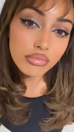 Makeup Lip Combo, Maquillage Yeux Cut Crease, Latina Makeup, 90s Makeup, Ethereal Makeup, Lip Combo, Pinterest Makeup, Dope Makeup