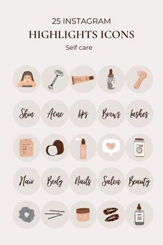 Instagram story highlight icons Skincare Highlights Cover Instagram, Minimalist Highlight, Instagram Highlight Covers Black, Pink Instagram Highlight Covers, Instagram Highlights Icons, Purple Instagram, Snapchat Filters Selfie, Logo Online Shop