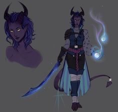 Tiefling Hexblade, Fantasy Fighter, Female Character Concept, Some Day, Demon Art, Dungeons And Dragons Characters, Dnd Art, Fantasy Inspiration, Character Creation