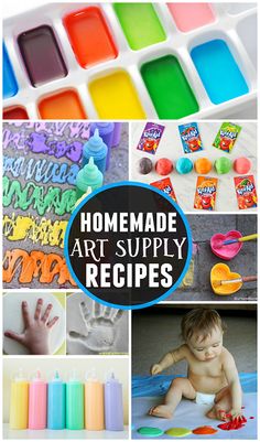 homemade art supply recipes for kids