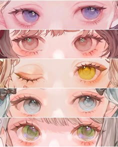 Eye Aethstetic, Surface Light, Eye Drawing Tutorials, Eyes Artwork, Coloring Tutorial, Anime Eye Drawing, Arte Inspo, Digital Painting Tutorials, Anime Drawings Tutorials