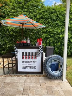 Grand Prix party, racing theme birthday party Grand Prix Theme Party, Tesla Birthday Party Decorations, First Birthday Formula 1, Formula 1 Party Theme, Formula One Theme Party, Need For Speed Party Ideas, Formula 1 Birthday Party Ideas Red Bull, F1 Party Aesthetic