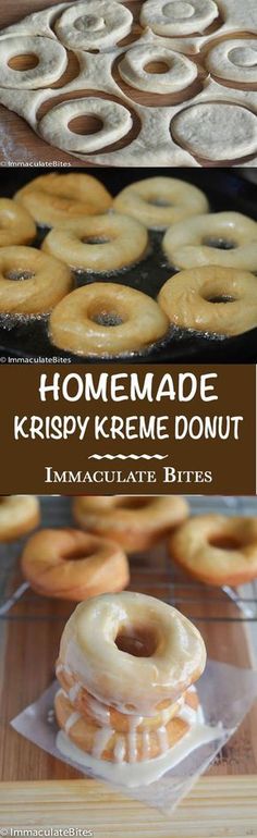 homemade krispy kreme donuts in plastic bags