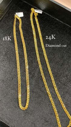 "24K Solid Gold Miami Cuban Link Chain Necklace , Diamond Cut Chain, 26 inches 5.9mm Authentic Gold, Chunky Gold Chain, Men and Women ------------------------------- NECKLACE SPECIFICATIONS: Metal: 24K Solid Yellow Gold Length: 26 inches Width: 5.9mm Clasp Type: Double S Hook Total weight: 84.90 grams > READY TO SHIP!! ------------------------------- Special Note To Our Customers: Your experience as our customer is what we value most. So along with EVERY purchase, you'll also get to enjoy a few Real Gold Chains For Men, Gold Chains For Men Unique, Gold Chain For Women, Gold Chain Men, Mens Chains, Authentic Gold, Chunky Gold Chain