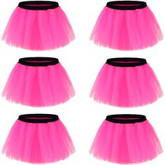 PRICES MAY VARY. 100% Polyester Imported Comfort Elastic Band: 3 Layered tutus Fit waistline from 22" to 38", Length: 11.8", adjustable for most adult women and teen girls Multicolored Tutus: These short tulle tutu skirts come in 3 semi-through layered design, available in various bright colors. Quality & Soft: Bubble tutu skirts are made of premium polyester mesh material with good workmanship, soft and skin-friendly, lightweight and breathable to wear, anti-snagging, durable and fadeless 6 Pack Runner Tutus: Multi-pack tutu skirts are perfect essentials for themed team races, full marathons, half marathons, 5K,10K, 4K dash run marathons, color runs and more, to add fun to your run right now Party Tutu Skirts: Candy colored tutu skirts are also ideal to dress you up at Halloween cosplay p Halloween Stretch Mini Skirt, Pink Fitted Halloween Skirt, Rave Skirt For Costume Party, Summer Rave Skirt For Costume Party, Rave Skirt For Summer Costume Party, Halloween Costume Mini Skirt, Halloween Stretch Mini Skirt For Costume Party, Halloween Costume Party Stretch Mini Skirt, Stretch Mini Skirt For Halloween Costume Party