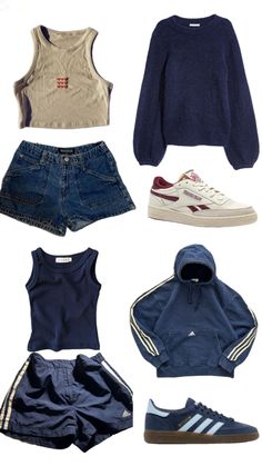 outfit ideasss Fun Summer Outfits, Y2k Fits T-shirts & Tank Tops, Y2k Style Tank Top With Built-in Bra For Summer, Swaggy Outfits, Lovely Clothes, 가을 패션, Casual Style Outfits, Really Cute Outfits, Lookbook Outfits