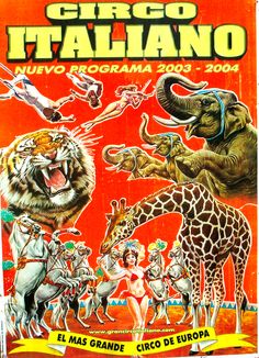 an advertisement for giraffes and other animals on the cover of a magazine