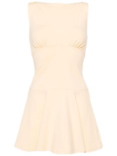 Shop Reformation Mayve knit dress Farfetch Dress, Feminine Aesthetic Outfits, Reformation Clothing, 2024 Style, Sporty Dress, Brandon Maxwell, Planet People, Reformation Dress, Versace Outfit