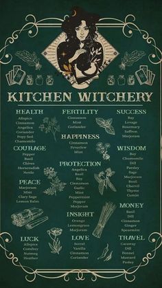 Kitchen witch in 2022 | Witch spell book, Witch books, Spell book Kitchen Witch Beginner, Kitchen Witch Poster, Kitchen Witch Spells For Beginners, Kitchen Witch Recipes For Health, Kitchen Witch Books, Witch Recipes Magic, Kitchen Witch Correspondences, Kitchen Witch Deities, Kitchen Witch Ideas