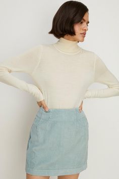 Cord High Waist Mini Skirt Conscious Clothing, High Waist Mini Skirt, Oasis Fashion, Window Shopping, Corduroy Skirt, Fashion Face, Oasis, Investment, Mini Skirt