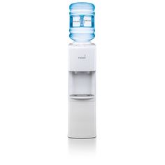 a water dispenser is shown on a white background with no one around it