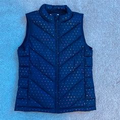 Navy Blue Girls Vest With Colorful Polka Dots New Without Tags Never Worn Xl Girls Polka Dots, Girls Vest, Xl Girls, Gap Jacket, Gap Jackets, Kids Jacket, Gap, Navy Blue, Dots