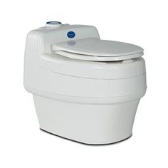 a close up of a white toilet with the lid open and water tank attached to it