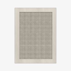 an image of a white square with dots on it, in the middle of a frame