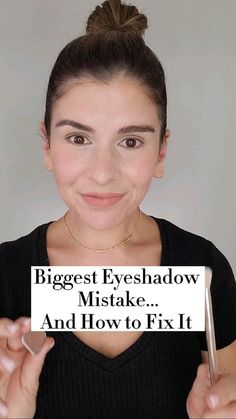 Biggest Eyeshadow Mistake and How to Fix It | Pinterest Makeup Tips Natural, Challenge Tik Tok, Emoji Makeup, Makeup Challenge, Tik Tok Video