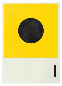 an abstract painting with black and yellow colors